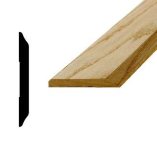 American Wood Moulding 473 OS 1/2 in. x 4 5/8 in. x 72 in. Oak Saddle Threshold Moulding 473 OS