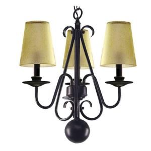 Marquis Lighting 3 Light Ceiling Old English Bronze Incandescent Chandelier CLI QU9523 212 OEB