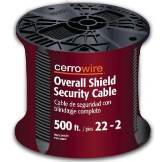 Cerrowire 500 ft. 22/2 Security Wire   Grey 225 0022J