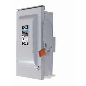 Siemens Safety Switch 60 Amp OD Fused 3 Phase GF322NR