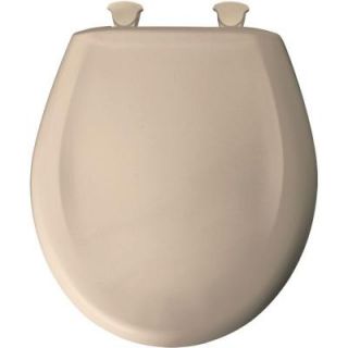 BEMIS Round Closed Front Toilet Seat in Beige 200SLOWT 078