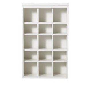 Martha Stewart Living Craft Space 34 in. x 21 in. Picket Fence 15 Cubbies Open Wall Mounted Storage 1606400400