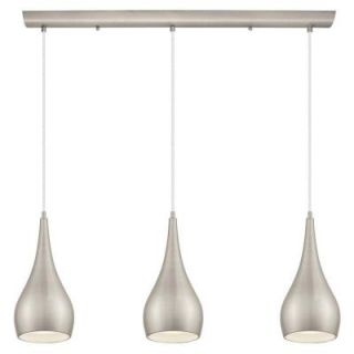 Reale 3 Light 59 in. Ceiling Matte Nickel Pendant 92077A