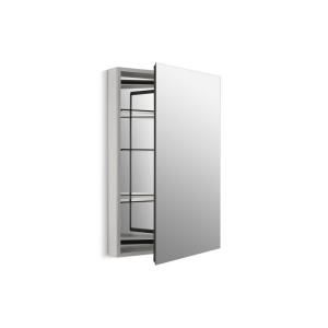 KOHLER Catalan 24 1/8 in. x 36 in. Mirrored Cabinet with 170 Hinge in Satin Anodized Aluminum K 2943 PG SAA