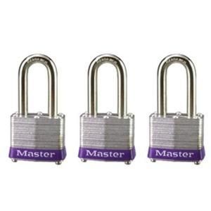 Master Lock 1 9/16 in. Laminated Steel Padlock with 1 1/2 in. Shackle (3 Pack) 3TRILFHC