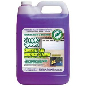 Simple Green 128 oz. Concrete and Driveway Cleaner Pressure Washer Concentrate 2300000118202