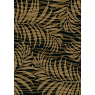 Shaw Living Jungle Ebony 7 ft. 10 in. x 10 ft. 10 in. Area Rug 3VC5604500