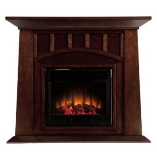 Southern Enterprises Lowery 48 in. Electric Fireplace in Espresso FE9668