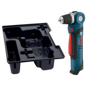 Bosch 12 Volt Max Lithium Ion, 3/8 in. Right Angle Drill/Driver with Exact Fit Insert Tray (Bare Tool) PS11BN