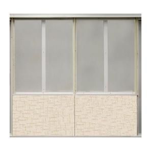 SoftWall Finishing Systems 20 sq. ft. Crosstown Ray Fabric Covered Bottom Kit Wall Panel SW322526030