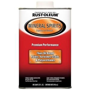 Rust Oleum Automotive 1 Qt. Mineral Spirits Low VOC Solvent (4 Pack) 253351