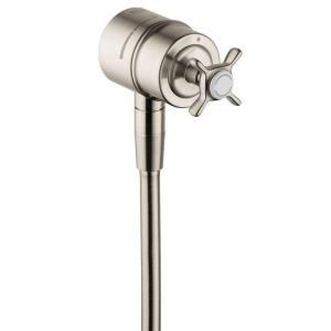 Hansgrohe Axor Montreux 1 Handle Fix Fit Wall Outlet Valve Trim Kit in Brushed Nickel (Valve Not Required) 16882821