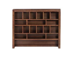 Martha Stewart Living Craft Space 32 in. x 42 in. Sequoia 18 Cubbie Apothecary Hutch 1607500960