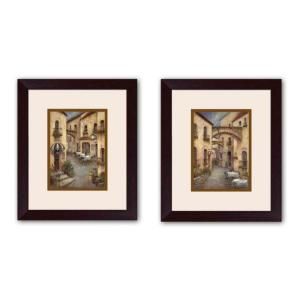 PTM Images 15.5 in. x 17.5 in. Boun Appetito Brown Matted Framed Wall Art (Set of 2) 1 10251