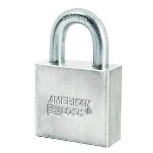 Master Lock 2 in. Chrome Plated Solid Steel Padlock A50DSEN