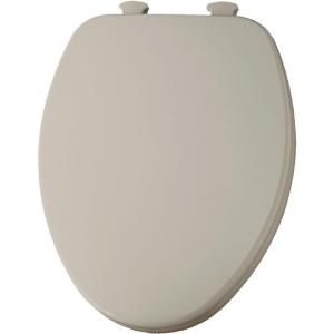 Church Lift Off Elongated Closed Front Toilet Seat in Fawn Beige 585EC 068