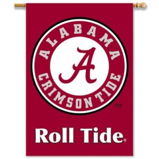 BSI Products NCAA 28 in. x 40 in. Alabama 2 Sided Banner with Pole Sleeve 96402