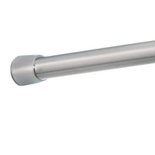 Forma Small Shower Curtain Tension Rod in Bushed Stainless Steel 78470
