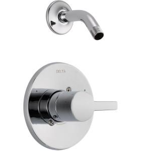 Delta Compel Single Handle Shower Faucet Trim Kit in Chrome with Less Shower Head (Valve Not Included) T14261 LHD