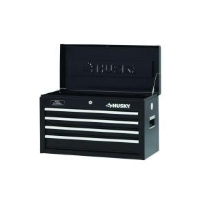 Husky 26 in. 4 Drawer Tool Chest 2612BKCH4THD