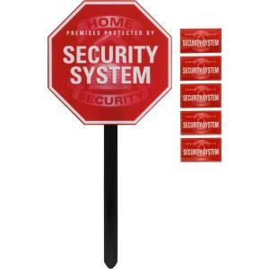 GE Security Sign with Yard Stake 45400