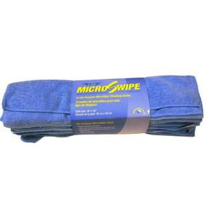 Ettore 16 in. x 16 in. Blue MicroSwipe and Microfiber Cleaning Cloths (10 Pack) DISCONTINUED 84410 6