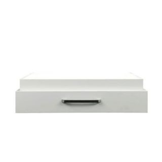 DECOLAV Cameron 26 in. W x 21 in. D x 6.75 in. H Single Drawer Console in White 5226 WHT