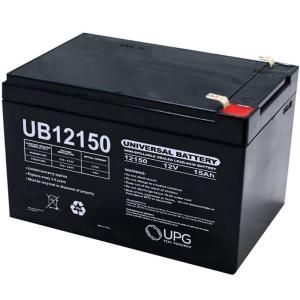 UPG SLA 12 Volt 15 Ah F2 Terminal Battery UB12150