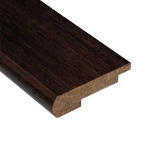 Home Legend Strand Woven Espresso 9/16 in. Thick x 3 1/2 in. Wide x 78 in. Length Bamboo Stair Nose Molding HL200SN