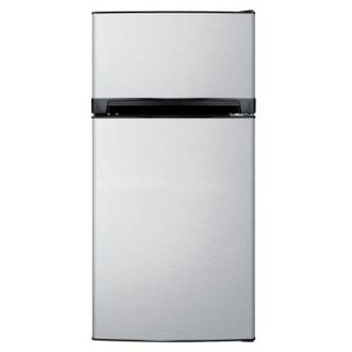 Summit Appliance 10 cu. ft. Top Freezer Refrigerator in Stainless Steel FF1074SS