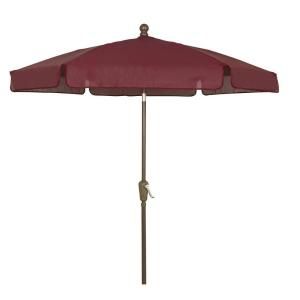 Fiberbuilt Umbrellas 7 1/2 ft. Patio Umbrella in Burgundy 7GCRCB T Burg