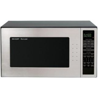 Sharp Carousel 2.0 cu. ft. Countertop Microwave in Stainless Steel with Sensor Cooking R530EST