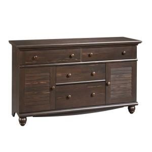 Harbor View Collection Antiqued Paint 4 Drawer with 2 Door Dresser 401324