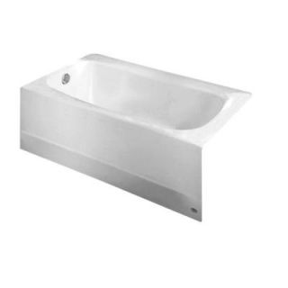 American Standard Cambridge 5 ft. Left Hand Drain Bathtub with Grab Bar Drillings in White 2460.102.020