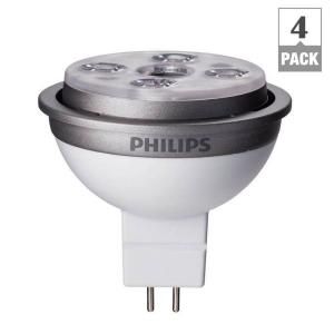 Philips 35W Equivalent Bright White (3000K) MR16 Dimmable LED Flood Light Bulb (E*) (4 Pack) 433342