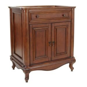 Xylem Manor 30 in. W x 21 in. D x 34 in. H Vanity Cabinet Only in Distressed Maple V MANOR 30BN