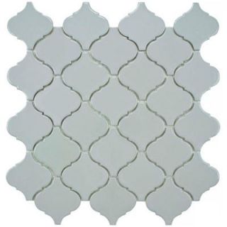 Merola Tile Lantern Grey 12 1/2 in. x 12 1/2 in. Porcelain Mosaic Floor and Wall Tile (11 sq. ft. /case) DISCONTINUED FKOLB810