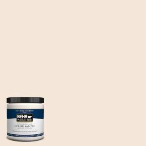 BEHR Premium Plus 8 oz. #280E 1 Heirloom Lace Interior/Exterior Paint Sample 280E 1PP