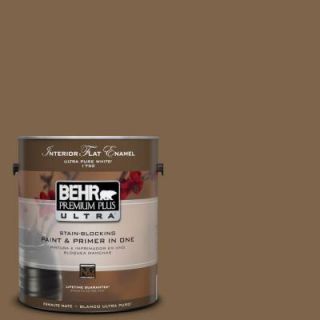 BEHR Premium Plus Ultra 1 gal. #PPU4 19 Arts and Crafts Flat Enamel Interior Paint 175301
