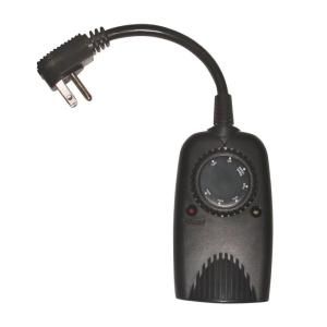 Woods 24 Hour Outdoor Timer with Photocell Light Sensor   Black 2001