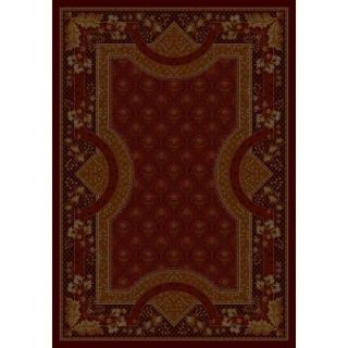 United Weavers Kelsey Burgundy 7 ft. 10 in. x 10 ft. 6 in. Traditional Area Rug 160 20234 811