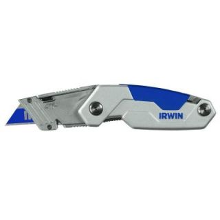 Irwin FK250 Folding Utility Knife with Blade Storage and On Board Screwdriver 1858320