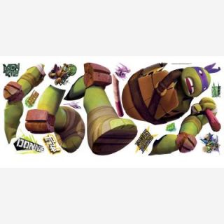 5 in. x 19 in. Teenage Mutant Ninja Turtles Don Peel and Stick Giant Wall Decals RMK2252GM