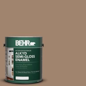 BEHR 1 gal. #AE 17 Rustic Hills Semi Gloss Enamel Alkyd Interior/Exterior Paint 393001