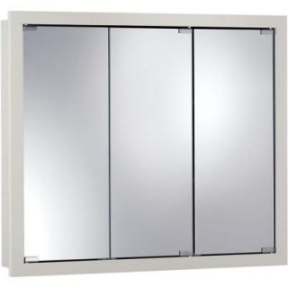 NuTone Granville 36 in. W x 30 in. H x 4.75 in. D Surface Mount Medicine Cabinet in Classic White 740605X
