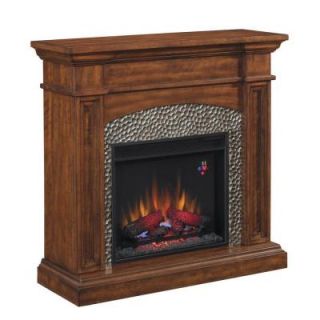 Hampton Bay Culver 42 in. Hammered Insert Electric Fireplace in Rose Cherry DISCONTINUED 82735