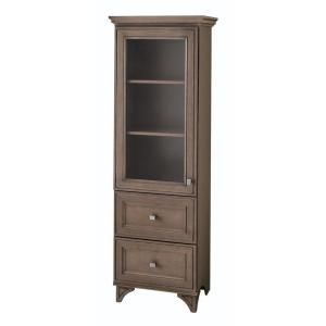 Home Decorators Collection Albright 21 in. W Linen Storage Cabinet in Winter Gray 19FLC2168