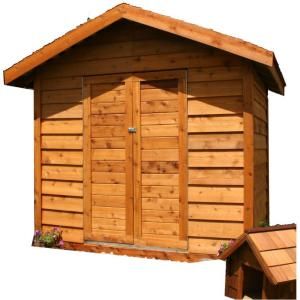 Star Lumber Deluxe 6 ft. x 8 ft. Cedar Storage Shed DISCONTINUED YS86S