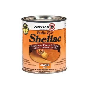 Zinsser 1 qt. Amber Shellac Traditional Finish and Sealer 00704H