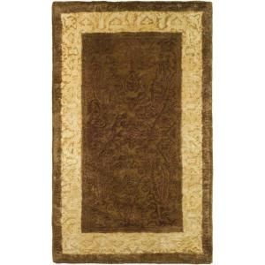 Safavieh Silk Road Chocolate and Light Gold 2 ft. x 3 ft. Accent Rug SKR211A 2